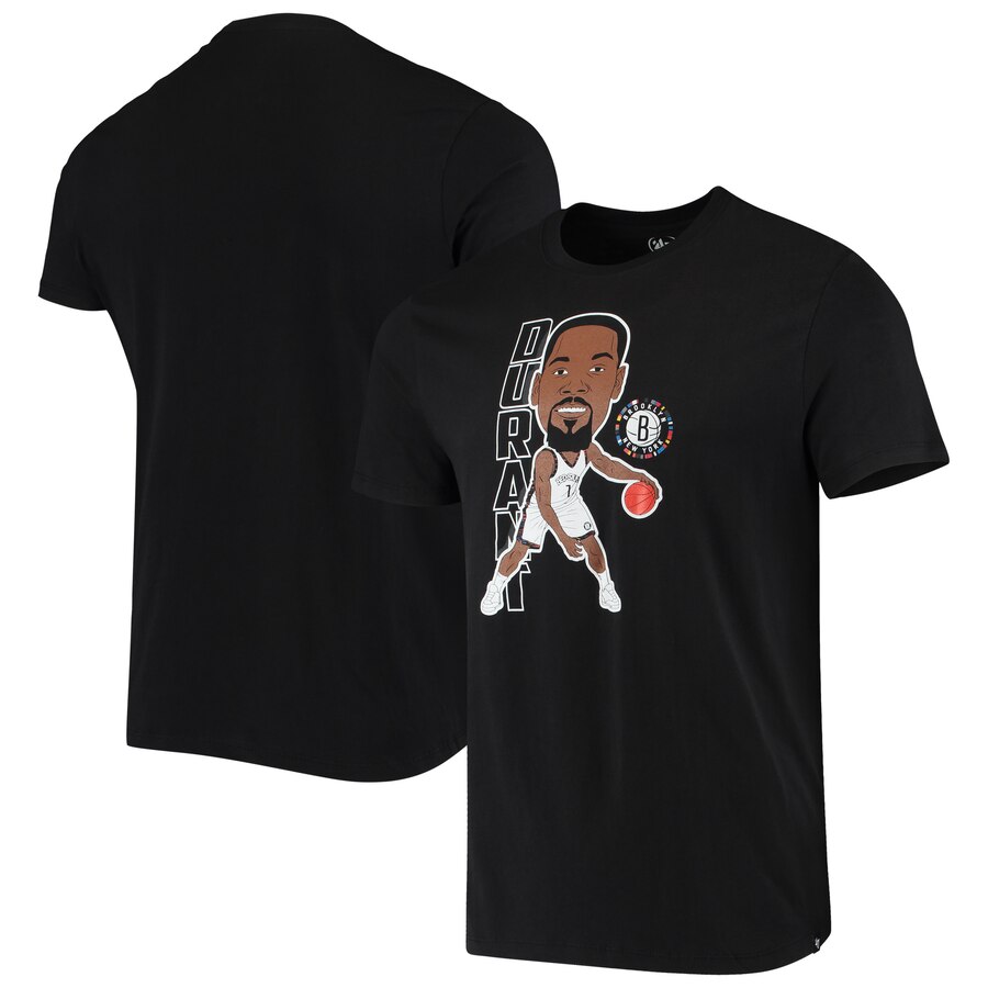 Men 2020 NBA 47 Kevin Durant Brooklyn Nets Black Bobblehead Player TShirt